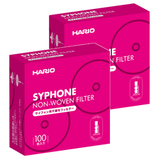 HARIO 好璃奧 不織布虹吸用濾布 CB-103W, 100張, 2盒