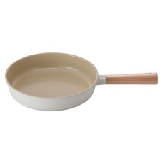 NEOFLAM 台灣公司貨 FIKA 2.0系列 電磁爐適用 陶瓷塗層鑄造平底鍋 白色, 28cm, 1個
