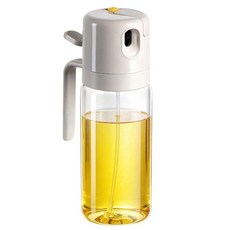 PINMOO 品沐 悅享 自動開蓋二合一玻璃油壺 白色, 1個, 550ml
