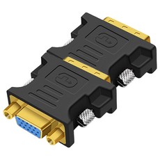 Bravo-U VGA to DVI 轉接頭 黑色, 單一商品, 2個