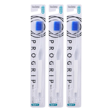 EBiSU 惠百施 PROGRIP 超纖細毛牙刷 柔軟型, 1入, 3支