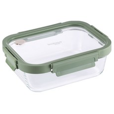 Corelle Brands 康寧餐具 SNAPWARE Eco Green 全可拆玻璃保鮮盒, 容器 + 蓋子, 1個