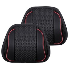 Urban Car 車用網眼腰靠背墊, 黑色, 2個