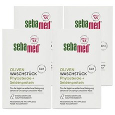 sebamed 施巴 德國橄欖潔膚皂, 150g, 4個