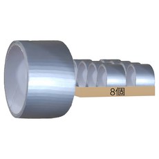 防風膠帶 g454 5cm x 5m 銀色 8個, 1組
