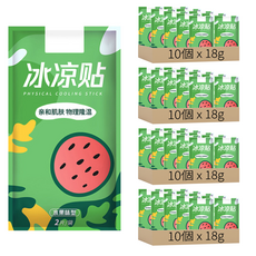 FANCY LIFE 清爽冰涼貼 西瓜味, 10個裝, 4組, 18g