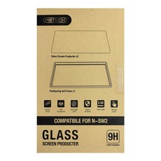 PGTECH Switch2遊戲機鋼化膜 主機防指紋螢幕保護裝置貼膜, GP-367, 透明, 2片