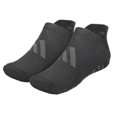 adidas 愛迪達 訓練止滑隱形襪, 黑色, 1雙
