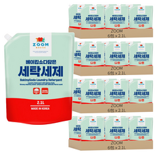 ZOOM 小蘇打洗衣精補充包, 2.1L, 24包