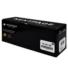 NEXTPAGE 台灣榮工 相容碳粉匣 Brother MFC9130/DCP9020/9055CDN 印表機適用 TN-261BK, 黑色, 1盒