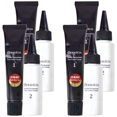 DERMACIA 德兒瑪夏 髮學院健康髮染髮霜 40ml 2條, 玫瑰酒紅, 4組