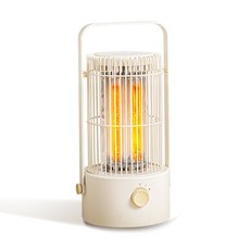 BARI 圓筒形碳纖維電暖器, 象牙白, BRH-SP950IV