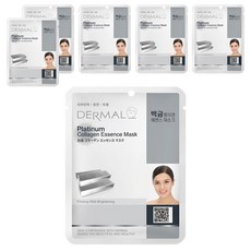 DERMAL 德瑪 白金保濕鎖水面膜, 1片, 6包