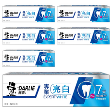 DARLIE 好來 專業亮白牙膏, 120g, 6條