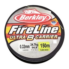 Berkley 貝克力 最強火線 FireLine Ultra 8 U8 8股火線 ULT8FRLN 0.32 FL GRN EU8FL15032-FG 4號, 鈦晶, 1捲