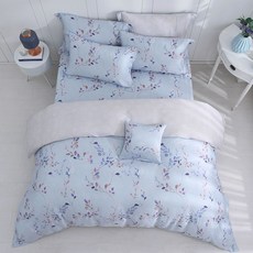 Hong Yew Bedding 鴻宇寢飾 薄被套 天絲300織 萊賽爾 台灣製 T20188, 比安卡