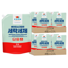ZOOM 小蘇打洗衣精, 2.1L, 8包