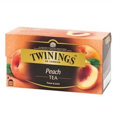 TWININGS 唐寧茶 香甜蜜桃茶, 2g, 25包, 1盒