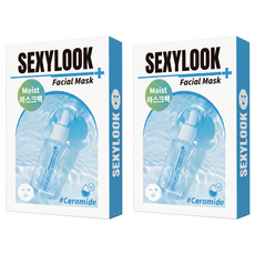 SEXYLOOK 西西露 韓國玻尿酸保濕鎖水面膜 27ml, 5入, 2組