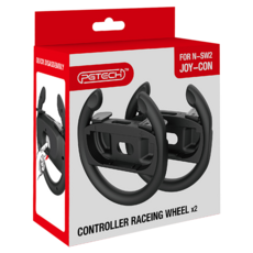 PGTECH Switch2手柄方向盤NS2 Joycon方向盤switch2左右手柄方向盤, 單一商品, 黑色, 1個