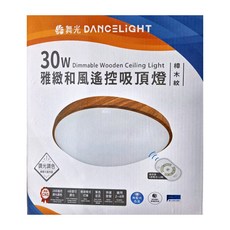 DANCELIGHT 舞光 雅緻和風吸頂 雅致罩 樟木紋 30W LED-CE30DMR3-DW 395 x 125mm