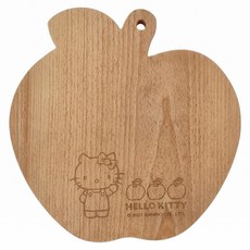 Hello Kitty 凱蒂貓 櫸木砧板, 木色, 1個