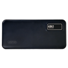 ASPOR 4合1自帶線行動電源 13000mAh, A300, 顏色隨機