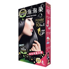 Moon17 夢17 草本泡泡染髮乳, 植萃黑, 1盒