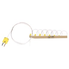 JIAHON 嘉鴻 K型熱電偶測溫線 回溫爐/高溫用 TTK30 K頭 + 線 + 點焊 120cm, 10捲
