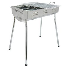BARBECUE 行家 不銹鋼烤肉架 46 x 30 x 56cm, 銀色, 1個