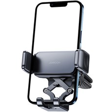 i Berry 一鍵式第二代車用手機支架 出風口型 360度旋轉, 1個, 黑色