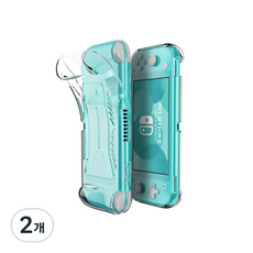 ID SKIN 任天堂 Switch Lite TPU 果凍保護殼, 2個, 單一商品, 透明