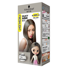 Schwarzkopf 施華蔻 台灣公司貨 FRESHLIGHT 泡泡染, 霧光灰, 1盒