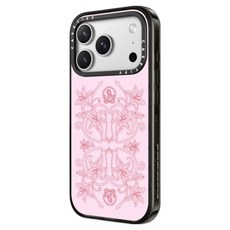 CASETiFY 手機殼 iPhone 17 Pro 強悍防摔 粉色花韻