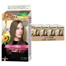 syoss 絲蘊 台灣公司貨 極致透感沙龍染系列 G01, 36個, 亞麻奶茶