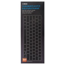 YADI 亞第 Apple MacBook Air13 2025 M4 A3240專用 超透光抗菌鍵盤保護膜 透明色 1個