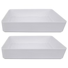 SHIMOYAMA 日式 PP可疊加收納盒 XL 25.6 x 17.1 x 4.5cm 2個, 白色, 1組