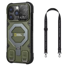 NATIONAL GEOGRAPHIC 國家地理 磁吸支架防摔保護殼 附掛繩