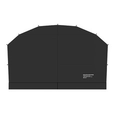 ShineTrip 山趣 ST-05系列 自動穹頂天幕拉鍊圍布 2片, 逐暮黑