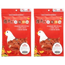 雞老大 黃金雞肉手捲 無添加防腐劑 嚴選台灣在地食材, 80g, 2包