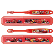 Skater 兒童牙刷附盒 3~5歲, CARS 多色, 1支, 2組