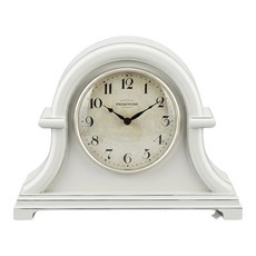 PRESENTIME 拿破崙歐式桌鐘 13吋, 爵士白