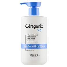 ATO Safe 肌膚屏障神經醯胺保濕沐浴乳, 1瓶, 490ml