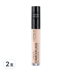 CaTRICe 卡翠絲 亮顏水潤遮瑕液, 010, 5ml, 2支