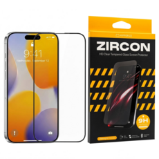 HIPPORIZZ Zircon 手機 鋼化玻璃 螢幕保護貼 iPhone 16 Plus 高透 9H 防指紋 透明 1個