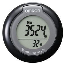 OmROn 歐姆龍 計步器 HJ-151, 白色 + 黑色, 1個