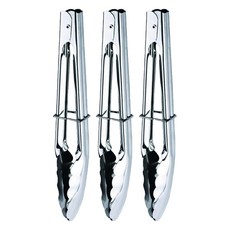 百貨King 9吋新型漢堡夾 22.7 x 1.5 x 2.2cm, 3支, silver (color - body)