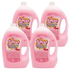 TAMSAA 衣物柔軟精 玫瑰&小蒼蘭, 3.1L, 4桶, 1組
