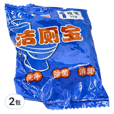 馬桶清潔錠 50顆, 2500g, 2包