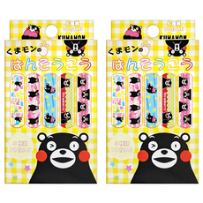 KUMAMON 熊本熊 救急絆創膏/未滅菌 黃格紋, 2盒, 10個